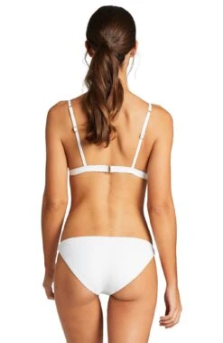 Vitamin A EcoLux Luciana Full Cut Bikini Bottom In White
