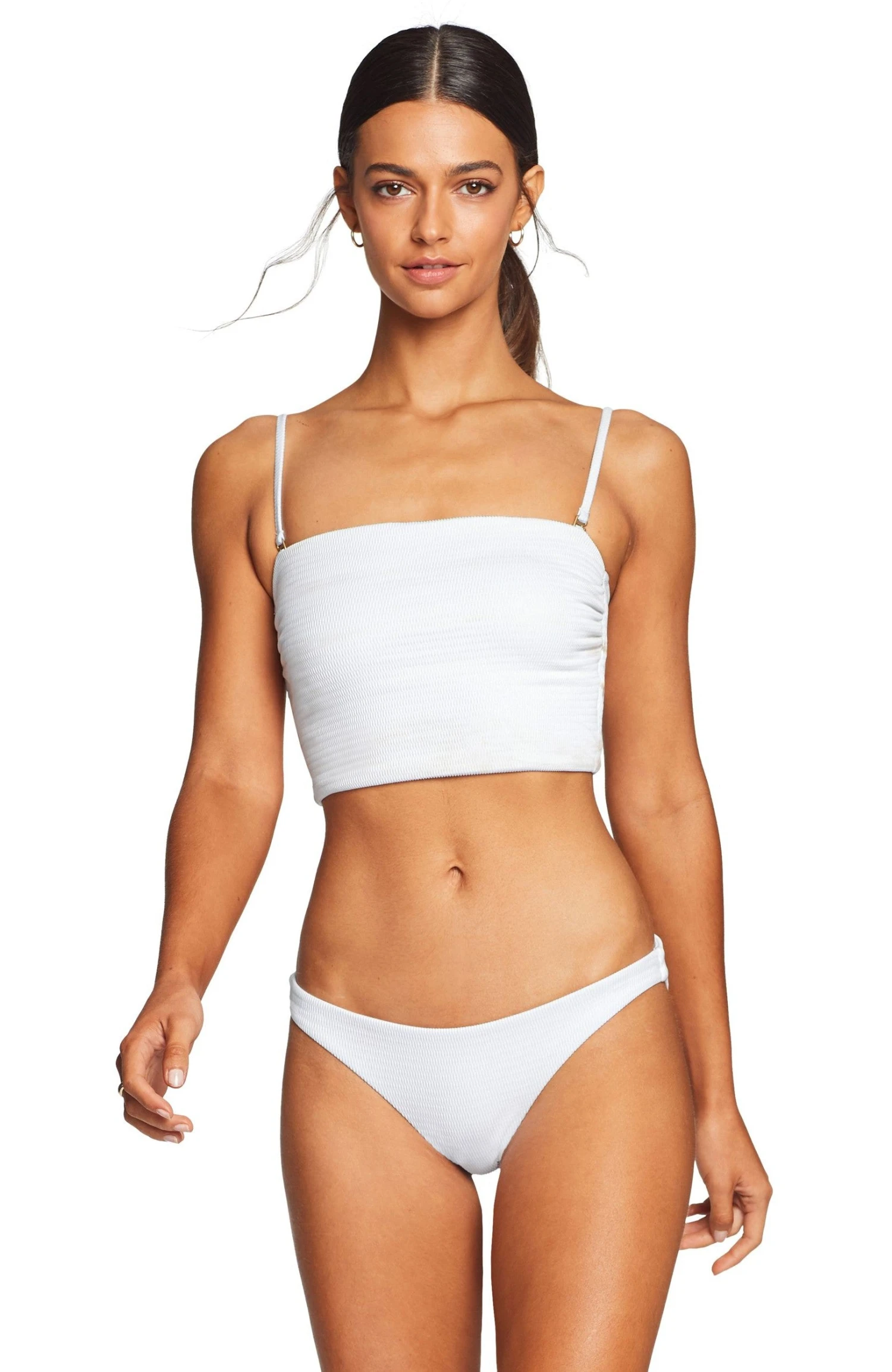 Vitamin A Luciana Full Cut Bikini Bottom In White EcoTex 4 Vitamin A Luciana Full Cut Bikini Bottom In White EcoTex – Bild 2