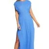 Vitamin A Florence Long Dress In Blue -Meer Traum Geschaft 282DLSB