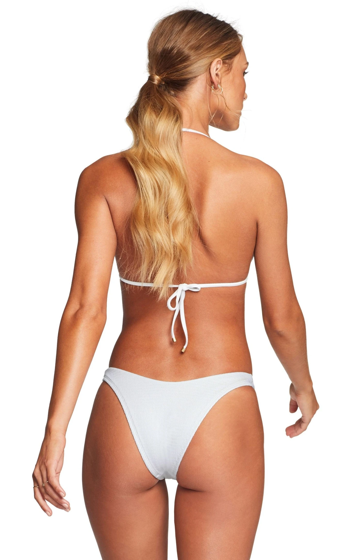 Vitamin A California High Leg Bikini Bottom In White EcoTex 3 Vitamin A California High Leg Bikini Bottom In White EcoTex