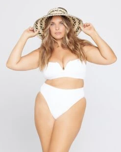Ribbed Frenchi Bikini Bottom -Meer Traum Geschaft 5795724 LEELEE FRENCHI WHT A 2 Copy