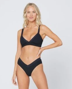 Ribbed Pratt Bikini Bottom