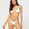 Pointelle Rib Brittany Bikini Top -Meer Traum Geschaft 6415071 PTBTT22 PTLNC22 WHT 1103 1