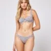 Pique Stripe Camellia Bikini Top -Meer Traum Geschaft 6526622 PICAT22 PICMC22 VPS S 1