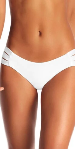 Vitamin A EcoLux Emelia Bikini Bottom In White 8 Vitamin A EcoLux Emelia Bikini Bottom In White -Meer Traum Geschaft 73T 717B ECW 3074 Bottom Detail2