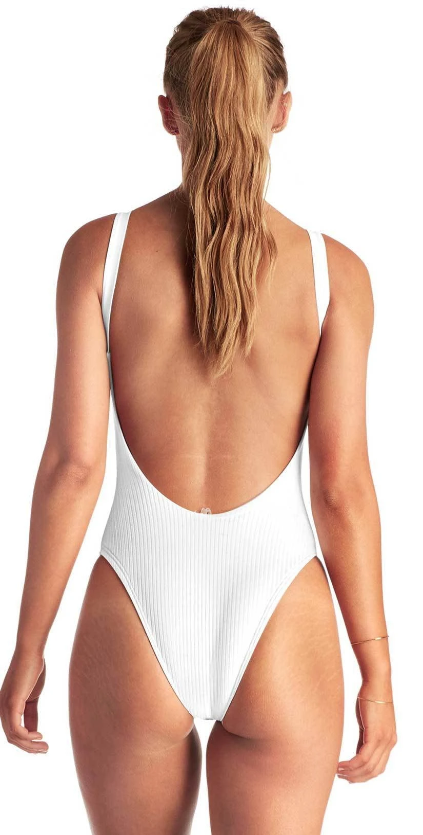 Vitamin A EcoRib Leah One Piece Swimsuit In White 4 Vitamin A EcoRib Leah One Piece Swimsuit In White – Bild 2
