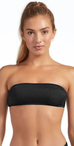 Vitamin A EcoRib Mila Bikini Top In Black 11 Vitamin A EcoRib Mila Bikini Top In Black -Meer Traum Geschaft 902T ERB 812B ERB STRAP 0299 T2