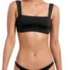 Vitamin A EcoLux Venus Bikini Top In Black 1 Vitamin A EcoLux Venus Bikini Top In Black -Meer Traum Geschaft 909T black front