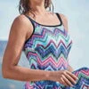 Anita Care Chevron Tie Dye Mastectomy One Piece 6232-009 -Meer Traum Geschaft Anita Care Chevron Tie Dye One Piece