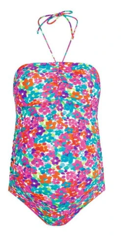 Anita Maternity Samoa Bandeau One Piece Swimsuit 9520-009 -Meer Traum Geschaft Anita Maternity Floral Bandeau cutout