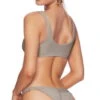 Beach Bunny Rib Tide Skimpy Bottoms In Taupe -Meer Traum Geschaft Beach Bunny rib tide b17125t0b2 taupe back 6