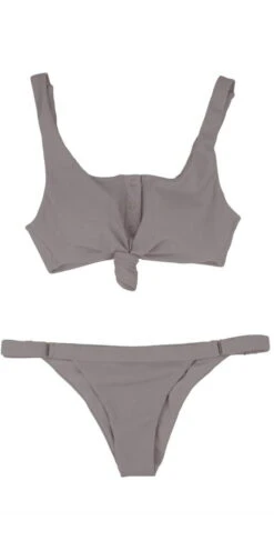 Beach Bunny Rib Tide Skimpy Bottoms In Taupe -Meer Traum Geschaft Beach Bunny rib tide b17125t0b2 taupe ps 1