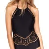 Beach Riot Arcadia Black One Piece 2 Beach Riot Arcadia Black One Piece -Meer Traum Geschaft BeachRiot black high neck halter cut out one piece