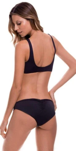 Milonga Hipster Ruched Bottom In Basic Black 072