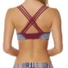 Red Carter Tribal Daze Cali Bottom RCTD117718-PLM/MLT -Meer Traum Geschaft Red Carter Tribal Daze Bikini TOP RCTD117237 BOTTOM RCTD117718 PLUM MULTI BACK