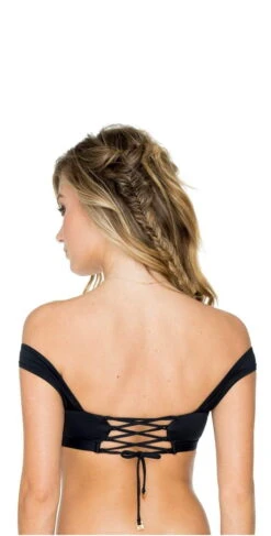 Aerin Rose Obsidian Zaliya Top In Black T440-OBSI -Meer Traum Geschaft blackOBSI T440 B