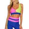 Beach Riot Mila Top In Electric Beach Colorblock -Meer Traum Geschaft elbc1