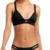 Vitamin A EcoLux Neutra Bralette Top In Black -Meer Traum Geschaft front40T ECB 42B ECB 0625 T1