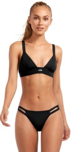 Vitamin A EcoLux Neutra Bralette Top In Black