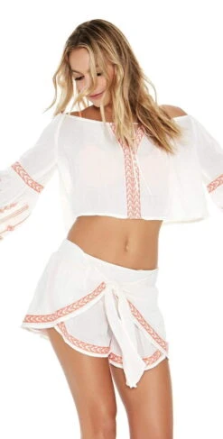 L Space Crawford Top In Ivory CAWTP18-IVO -Meer Traum Geschaft l space 2018 CAWTP18 IVO IVYSH18 IVO 2