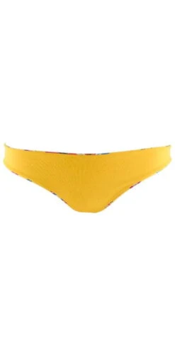 L*Space Emma Pacific Bloom Bikini Bottom In Sunshine Gold -Meer Traum Geschaft l spacePB25B18 SUG REV