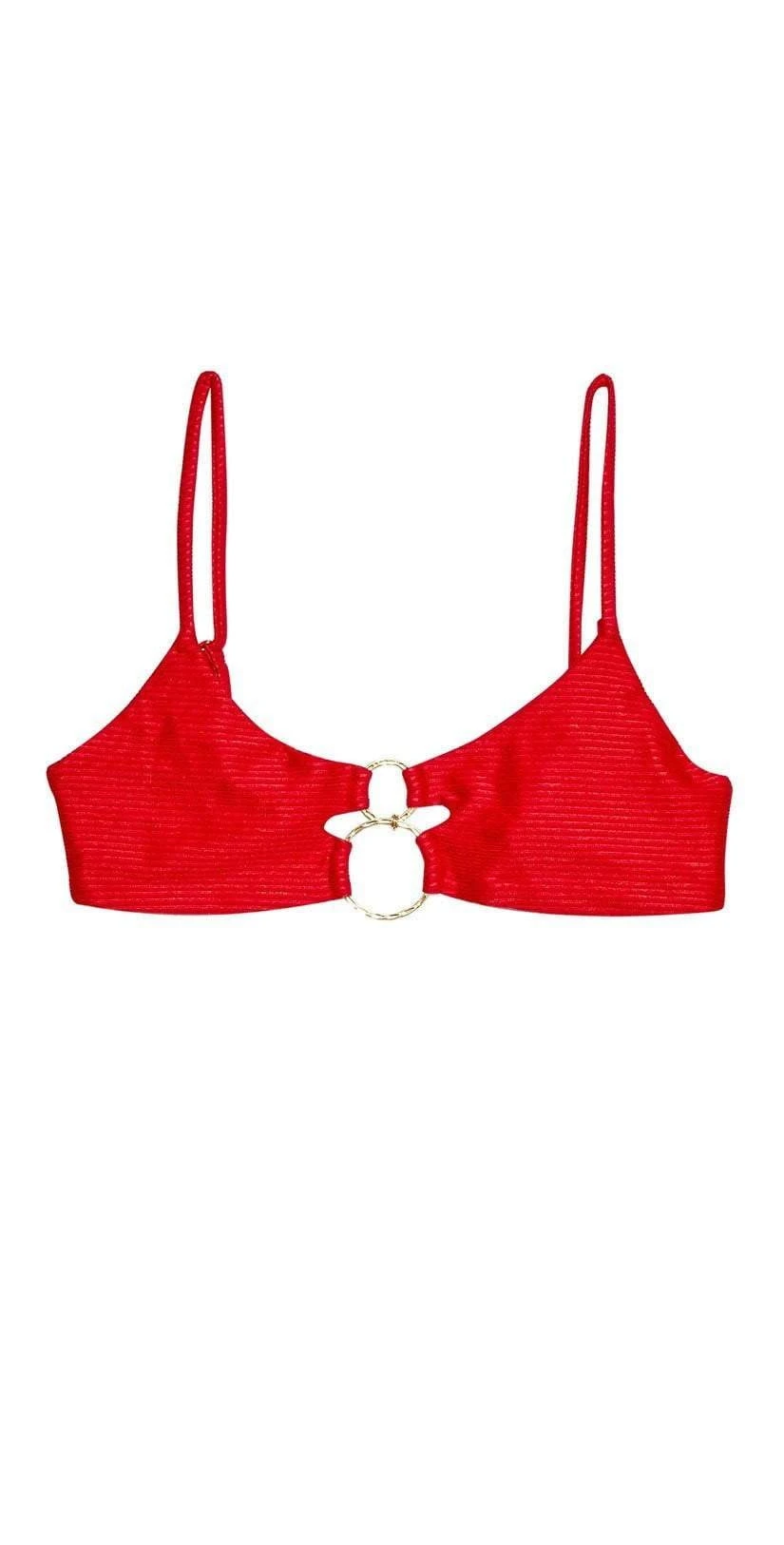 Beach Bunny Lexi Bralette Bikini Top In Red B19147T0 REDD 5 Beach Bunny Lexi Bralette Bikini Top In Red B19147T0 REDD – Bild 3