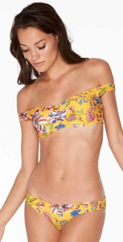 L*Space Emma Pacific Bloom Bikini Bottom In Sunshine Gold -Meer Traum Geschaft lspace 2018 PBZGT18 SUG PB25B18 SUG 1