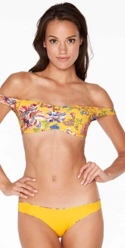 L*Space Ziggy Pacific Bloom Bikini Top In Sunshine Gold -Meer Traum Geschaft lspace 2018 PBZGT18 SUG PB25B18 SUG 4 da8426c2 ac24 4758 942b aab7faa803c2