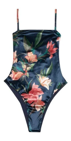 Beach Bunny Luna One Piece In Midnight Floral -Meer Traum Geschaft luna b121321p mdfl