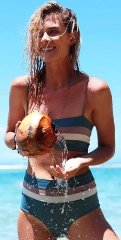 L Space Color Block Portia Bottom In Slated Glass CBPSC18-SLG -Meer Traum Geschaft resort 2018CBRLT18 SLG CBPSC18 SLG 1