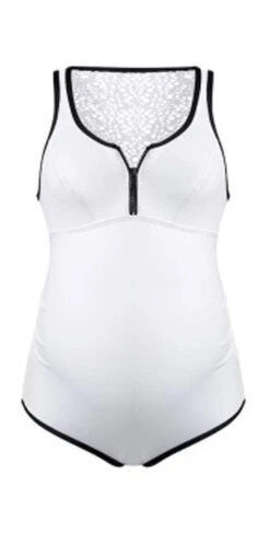 Cache Coeur Maternity Sydney One Piece In White BM179-WHT -Meer Traum Geschaft sydneybl 4 1 23ead17e d617 4d33 afb8 633759fe76fb